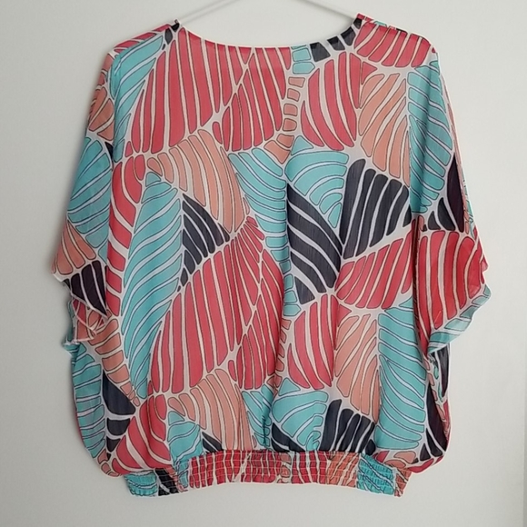 TanJay flowy short-sleeved top - Picture 2 of 5